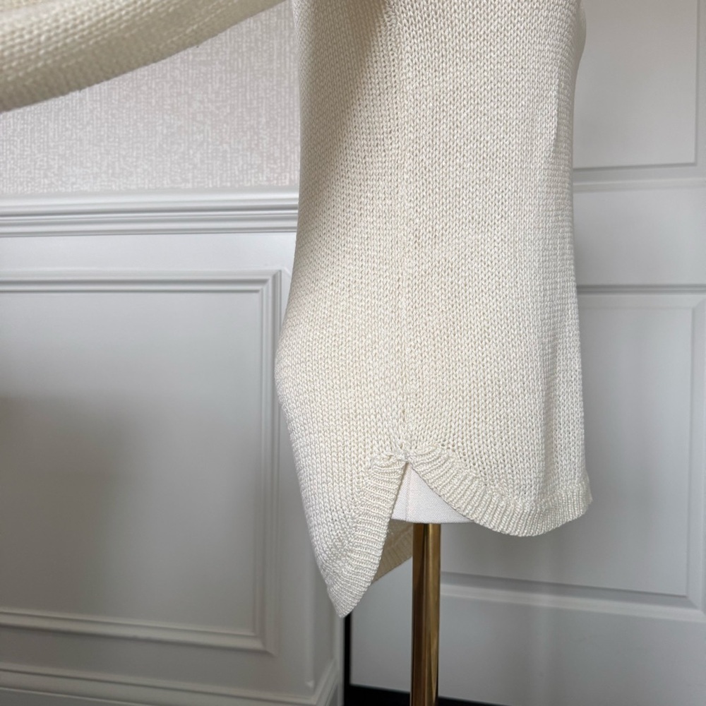 H&M Elegant Cream Women's Crew Neck Sweater XS - Picture 5 of 8